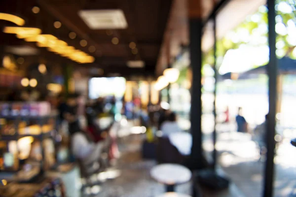 Blurred background : Coffee shop blur background
