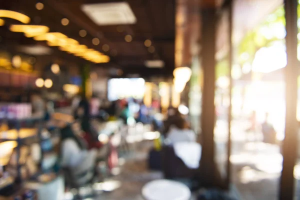 Blurred background : Coffee shop blur background