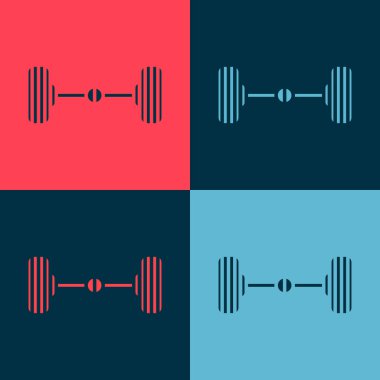 Pop Art Chassis araba simgesi renk arkaplanında izole edildi. Vektör İllüstrasyonu.