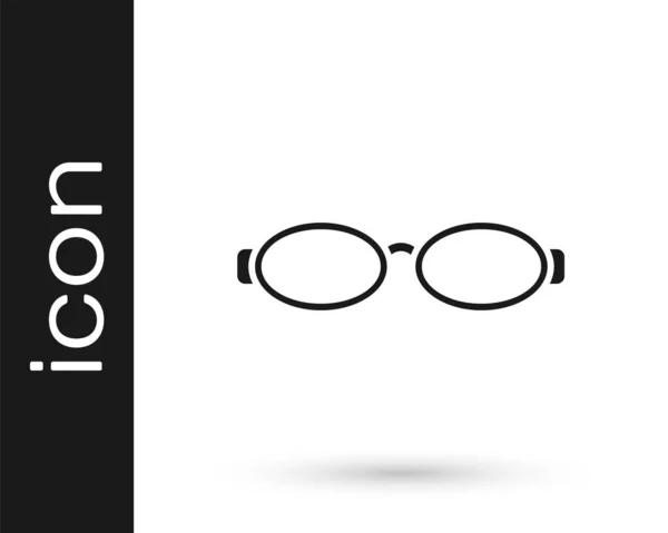 Graue Schwimmbrille Isoliert Auf Weißem Hintergrund Brillenschild Tauchausrüstung Vektorillustration — Stockvektor