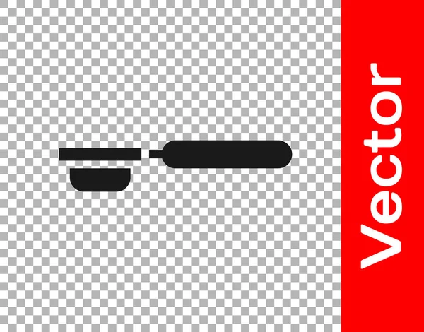 Ícone Titular Filtro Café Preto Isolado Fundo Transparente Ilustração Vetorial — Vetor de Stock
