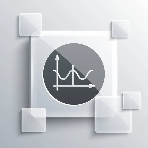 Gráfico Gris Horario Gráfico Diagrama Infografía Icono Gráfico Circular Aislado — Archivo Imágenes Vectoriales