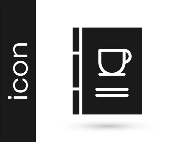 Icono Libro Café Gris Aislado Sobre Fondo Blanco Ilustración Vectorial — Archivo Imágenes Vectoriales