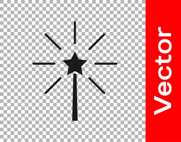 Черный Фейерверк Прозрачном Фоне Концепция Веселой Вечеринки Взрывной Пиротехнический Символ — стоковый вектор