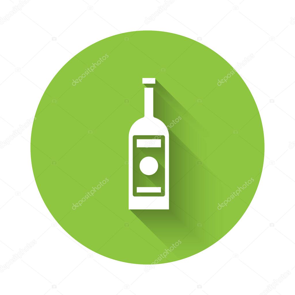 Download White Glass Bottle Of Vodka Icon Isolated With Long Shadow Green Circle Button Vector Illustration Premium Vector In Adobe Illustrator Ai Ai Format Encapsulated Postscript Eps Eps Format Yellowimages Mockups