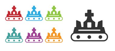 Siyah İngiliz taç ikonu beyaz arka planda izole edilmiş. Simgeleri renklendirin. Vektör.