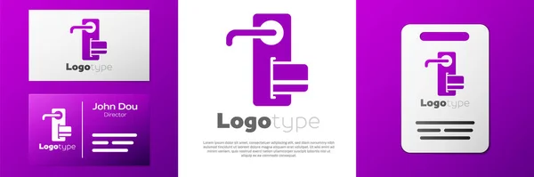 Logotype Ψηφιακή Κλειδαριά Πόρτας Ασύρματη Τεχνολογία Για Ξεκλειδώσετε Εικονίδιο Που — Διανυσματικό Αρχείο