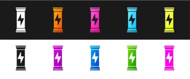 Spor, vücut geliştirme, protein güç içeceği ve siyah beyaz arka planda izole edilmiş yiyecek ikonu. Vektör