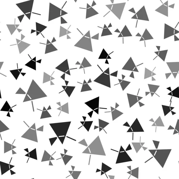 Schwarzlichtstrahlen Prisma Symbol Isolieren Nahtlose Muster Auf Weißem Hintergrund Strahl — Stockvektor