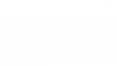 Siyah çizgi Grafik şifre koruması ve beyaz arkaplanda izole edilmiş güvenlik erişim simgesi. Güvenlik, güvenlik, koruma, gizlilik kavramı. 4K Video hareketli grafik canlandırması