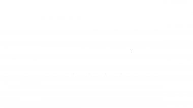 Beyaz zemin üzerinde yağmur ikonu olan siyah çizgi bulutu. Yağmur damlaları ile yağmur bulutu yağışı. 4K Video hareketli grafik canlandırması