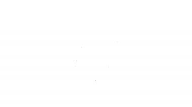 Siyah çizgi kripto döviz simgesi beyaz arkaplanda izole edildi. Bitcoin 'den dolar takas simgesine. Kripto para teknolojisi, mobil bankacılık. 4K Video hareketli grafik canlandırması