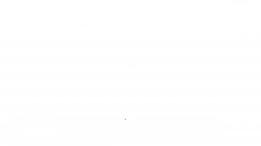 Siyah çizgi Sokrates simgesi beyaz arkaplanda izole edildi. Sokrat Antik Yunan Atinası Antik Felsefe. 4K Video hareketli grafik canlandırması