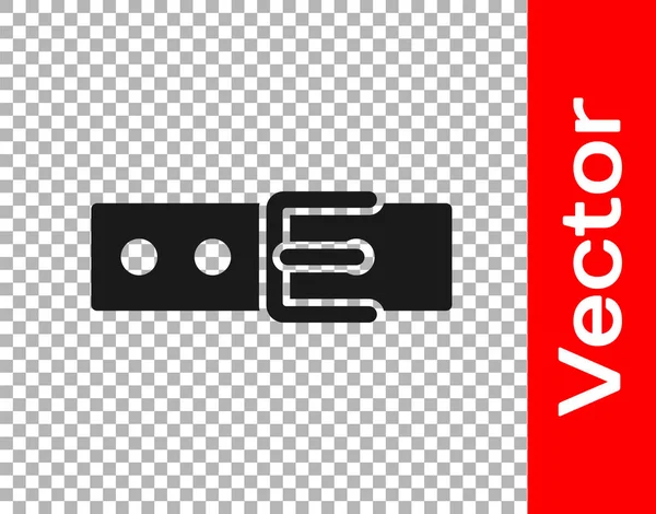 Black Collar Mit Namensschild Symbol Isoliert Auf Transparentem Hintergrund Einfache — Stockvektor