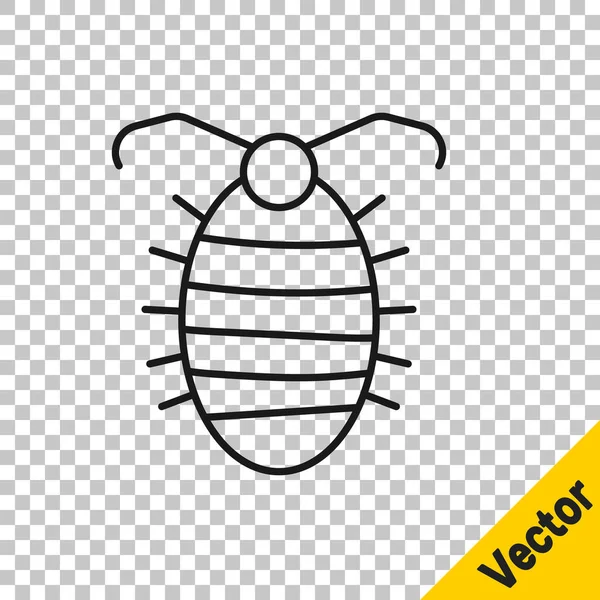 Vetor do Stock: No larva pests line icon. linear style sign for mobile  concept and web design. Stop larva insects outline vector icon. Symbol,  logo illustration. Pixel perfect vector graphics