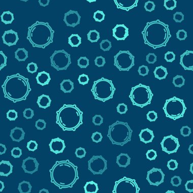 Yeşil Hat Çevirme teknolojisi ayarları simgesi mavi arkaplanda izole edilmiş pürüzsüz desen. Ses tuşu, ses kontrolü, analog regülatör. Vektör.