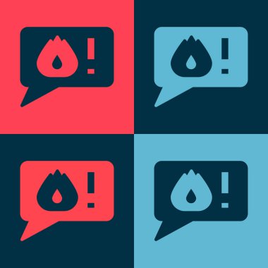 Acil durum ikonuna sahip Pop Art Telefon. Renkli arka planda 911 'i ara. Polis, ambulans, itfaiye, çağrı, telefon. Vektör.