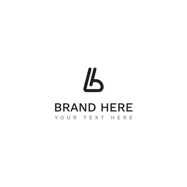 Design Logo Abstract Letter 로고는 비즈니스에 수있고 브랜드 라인등을 수있습니다 — 스톡 벡터