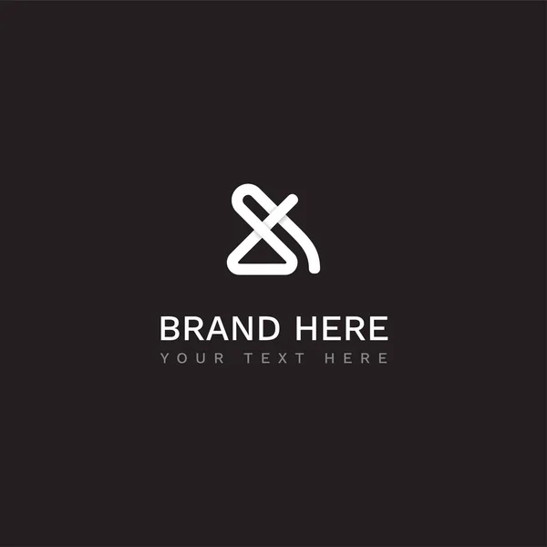 Abstrakt Logotyp Kan Användas För Webben Landningssida Företag Elegant Och — Stock vektor