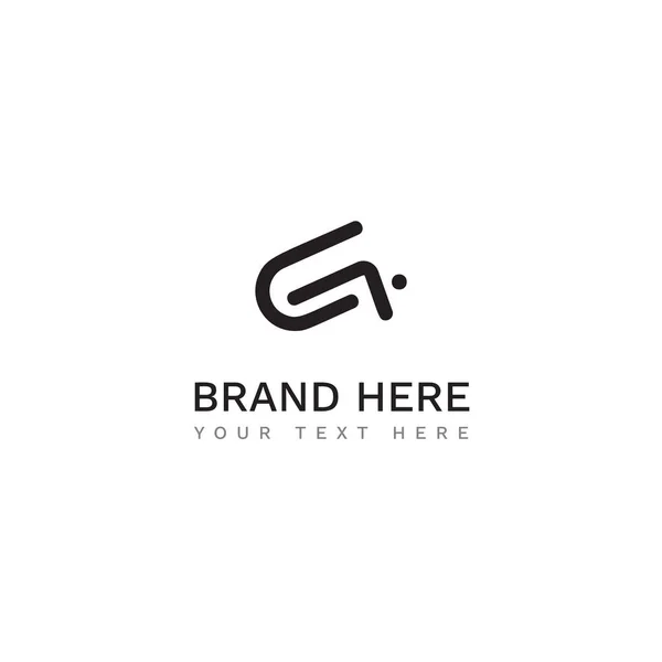 Елегантний Логотип Літери Який Використовується Веб Сторінки Посадки Бізнесу Може — стоковий вектор