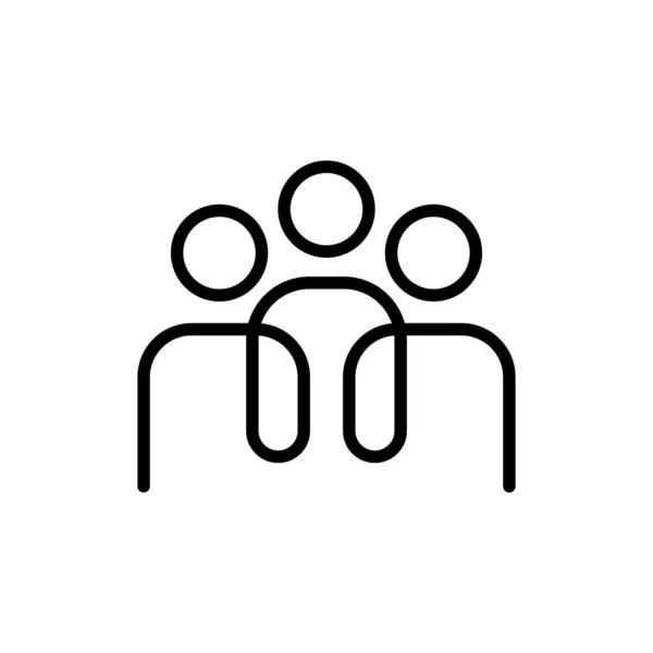 Groupe Personnes Icône Équipe Logo Connexion Pour Les Entreprises Joyeux — Image vectorielle