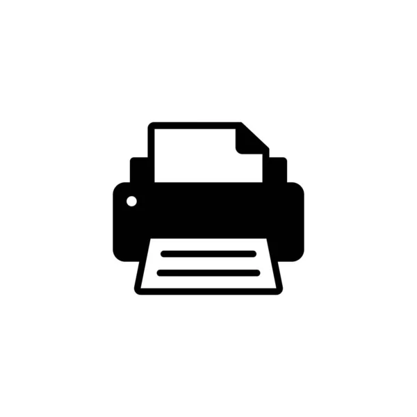 Принтер Значок Факсу Вектор Ізольований Білий Фон Епс — стоковий вектор