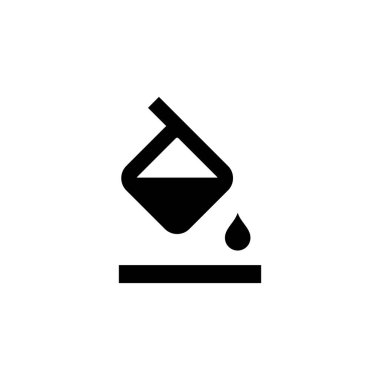 Renk doldurma simgesi. Palet. İzole edilmiş beyaz arkaplanda vektör. EPS 10.