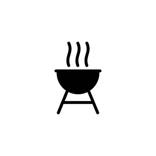 Barbecue Icône Barbecue Panneau Barbecue Vecteur Sur Fond Blanc Isolé — Image vectorielle