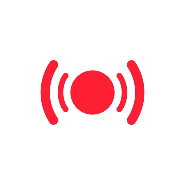 Rec Κόκκινο Εικονίδιο Live Streaming Κουμπί Διάνυσμα Για Διαδικτυακή Μετάδοση — Διανυσματικό Αρχείο