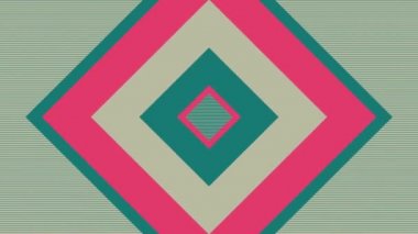 Yüzeyinde renkli kareler olan kusursuz döngüsüz soyut desen