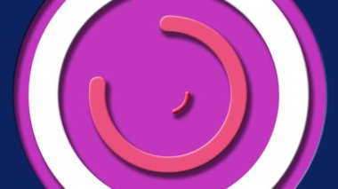 Yüzeyde Renkli Çemberleri olan Kusursuz Döngü Arkaplanı