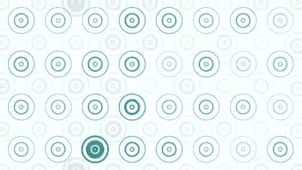 Loop Background Colorful Circles Rings Animated Surface Abstract Backdrop — 비디오