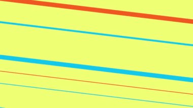 Renkli Çizgilerin Basit Soyut Animasyonu Desenleri Çapraz Kusursuz Döngü Gidiyor
