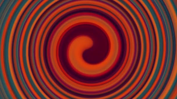 Loop Seamless Trendy Abstrato Colorido Girando Para Fora Gradiente Hipnótico — Vídeo de Stock