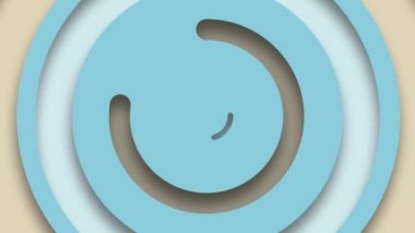 Yüzeyde Renkli Çemberlerle Basit Arkaplan, Kusursuz Döngü