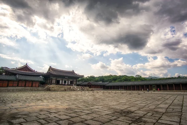 Myeongjeongjeon Hall Chodby Brána Changgyeonggung Paláci Soulu Jižní Korea — Stock fotografie