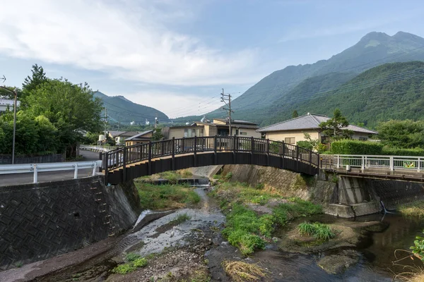 geleneksel Japon ev yufuin, oita ili, Japonya.