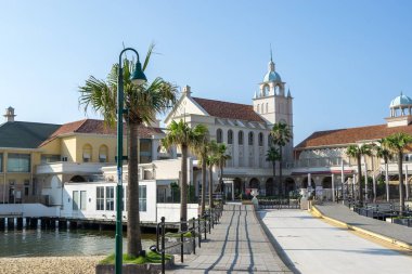 marizon tesisi momochi Sahil Parkı fukuoka'her bakıldığında, Japonya.