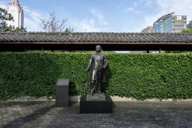 Doktor sun yat-Sen'in Dr. Sun Yat-Sen Memorial evde taipei, Tayvan bulunan heykeli.