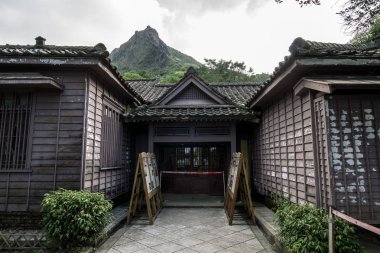 jinguashi Veliaht Prens chalet Tayvan jinguashi altın ekolojik şehirdeki girişine