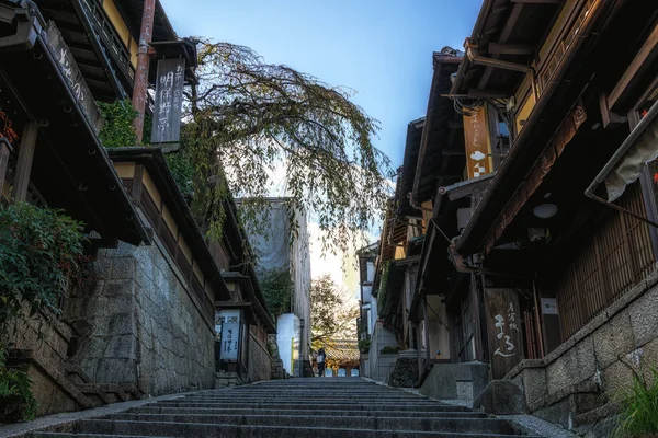 Rue Sanneizaka Kyoto Japon Pris Tôt Matin 1Er Novembre 2018 — Photo