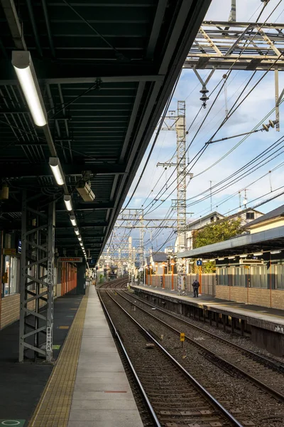 Fushimi Inari Station Kyoto Autumn Season Kyoto Japan — Stock Photo, Image