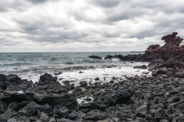 Yongduam Rock Nebo Dračí Hlava Rock Okolní Skalní Formace Scenérie — Stock fotografie