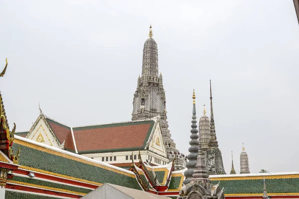 Θέα Της Αίθουσας Χειροτονία Wat Arun Ναός Της Αυγής Wat — Φωτογραφία Αρχείου