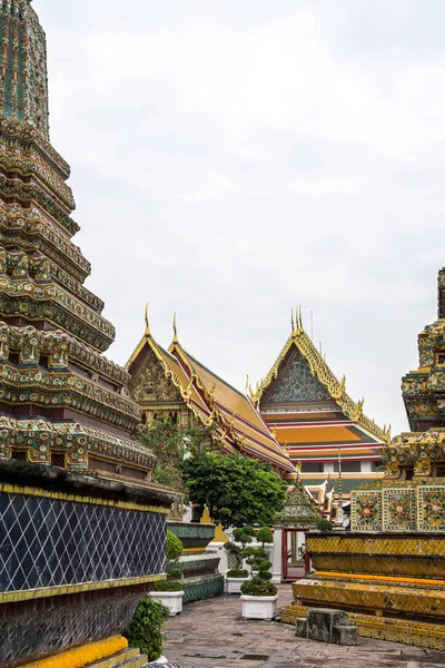 Phra Chedi Rai Cloîtres Chedis Wat Pho Wat Temple Bouddha — Photo