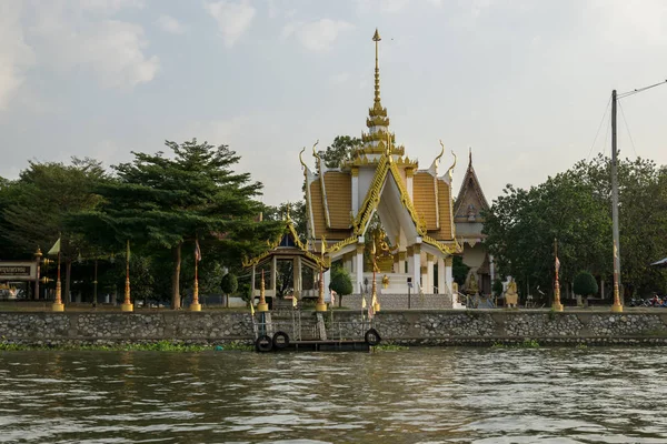 Wat Nang Kui Ναό Κοντά Στον Ποταμό Chao Phraya Στην — Φωτογραφία Αρχείου