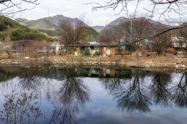 Animal Farm House Geumpyeong Reservoir Park Surrounding Nature Geumpyeong Reservoir — Stock Photo, Image