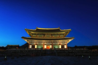 Gyeongbokgung Sarayı gece