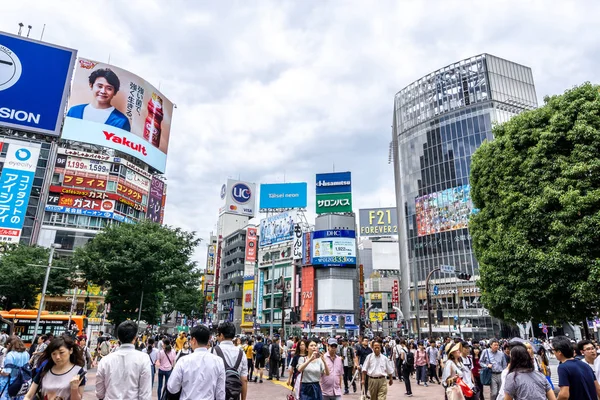 渋谷横断日ビュー — ストック写真