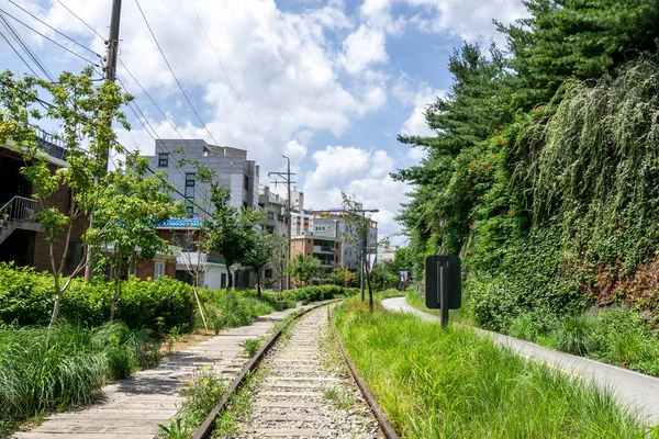 Gyeongchun line railroad park — Stock Photo, Image